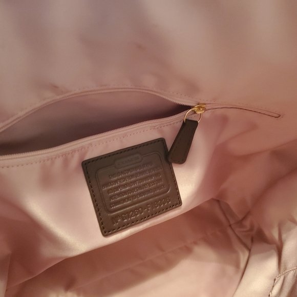 Coach Laura  Dark Brown Leather Tote #18336 - Picture 9 of 12